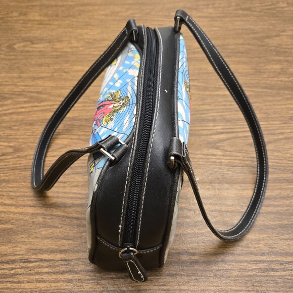 FASHION CITY Women's Graphic Print Shoulder Bag w/Beading - Size Small - Picture 7 of 14